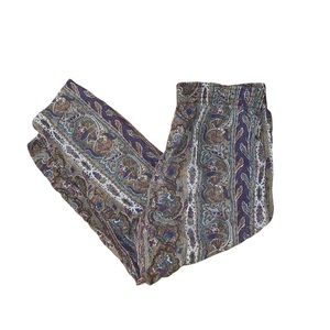 Paisley Print Boho Hippie Pants
